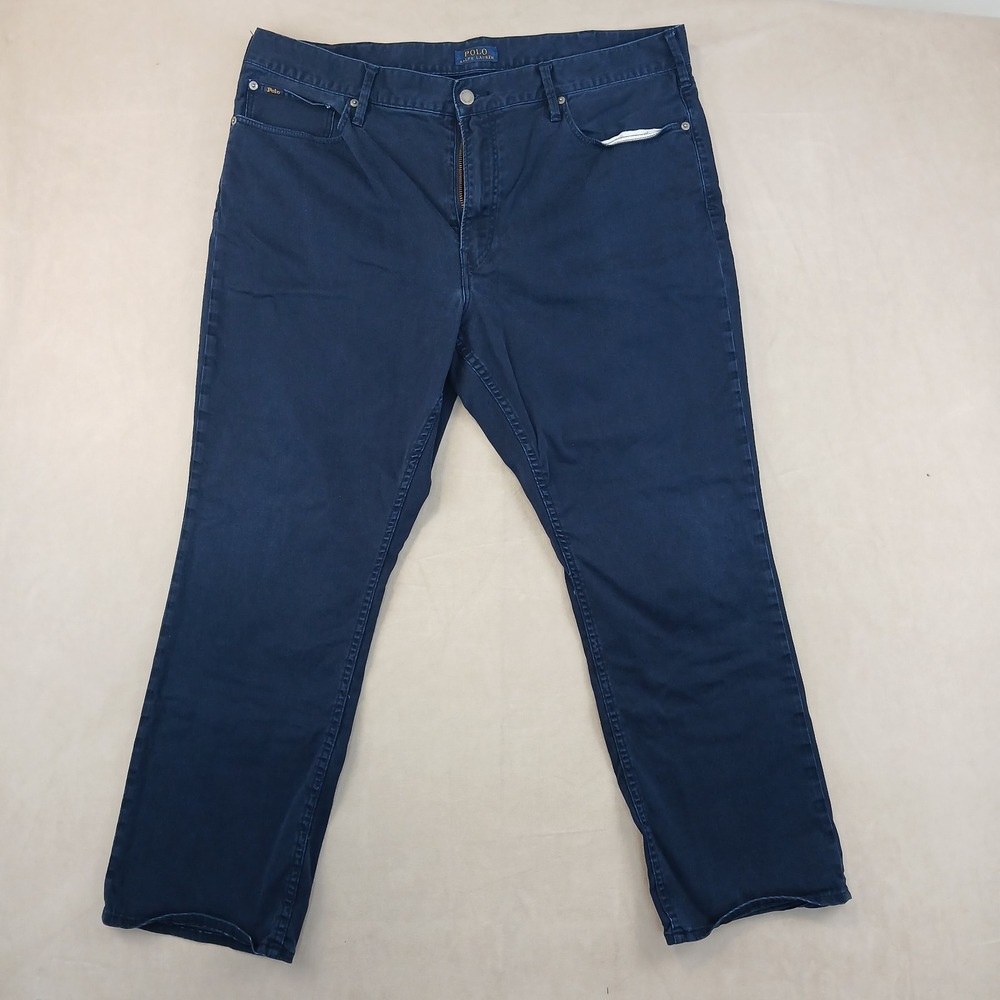 Polo Ralph Lauren 40x30 Mens Chino 5 Pocket **Actual 38x27 ** Blue